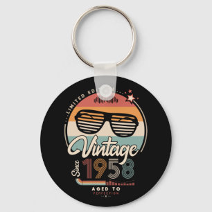 Vintage sinds 1958 sleutelhanger