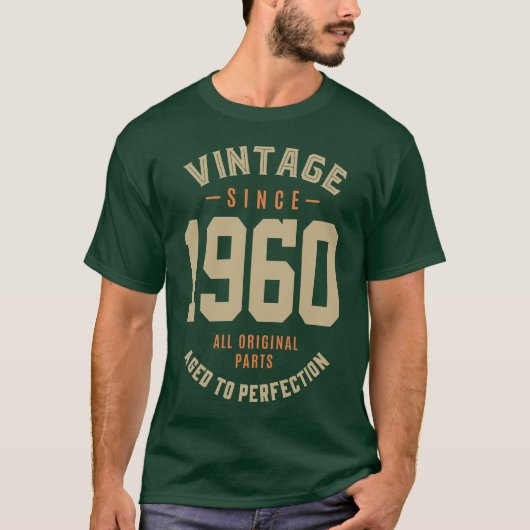 Vintage sinds 1960 t-shirt (Voorkant)