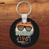 Vintage sinds 1961 sleutelhanger (Voorkant)