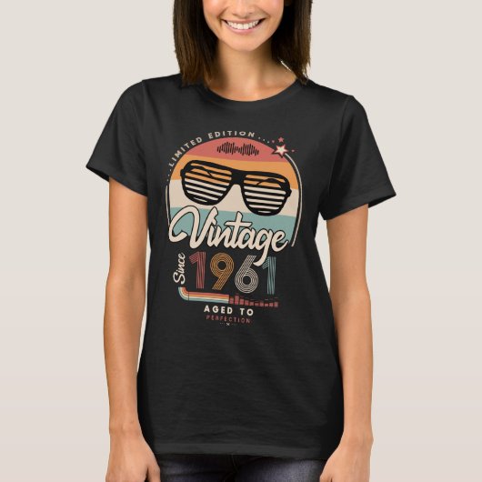 Vintage sinds 1961 T-Shirt (Voorkant)