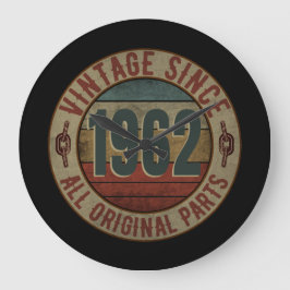 VINTAGE SINDS 1962 ALLE ORIGINELE ONDERDELEN GROTE KLOK