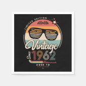 Vintage sinds 1962 servet (Voorkant)