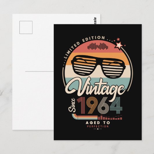 Vintage sinds 1964 briefkaart (Voorkant / Achterkant)