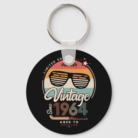 Vintage sinds 1964 sleutelhanger (Voorkant)