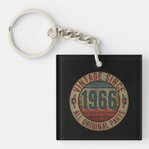VINTAGE SINDS 1966 ALLE ORIGINELE ONDERDELEN SLEUTELHANGER