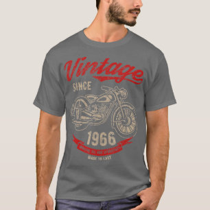 Vintage sinds 1966: 'Birthday Gift Motorcycle Bike T-shirt