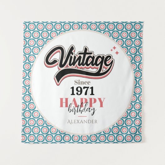 Vintage sinds - 1971 wandkleed (Voorkant)