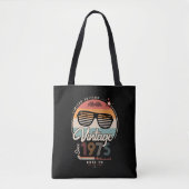 Vintage sinds 1975 tote bag (Voorkant)
