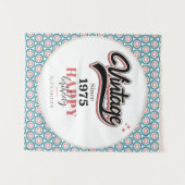 Vintage sinds - 1975 wandkleed (Voorkant (horizontaal))