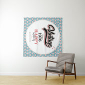 Vintage sinds - 1976 wandkleed (In Situ (horizontaal))