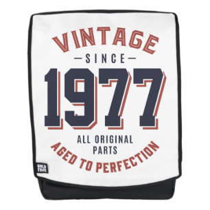 Vintage sinds 1977 - Birthday Gift Rugtassen