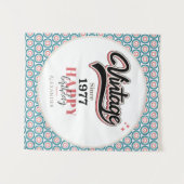 Vintage sinds - 1977 wandkleed (Voorkant (horizontaal))