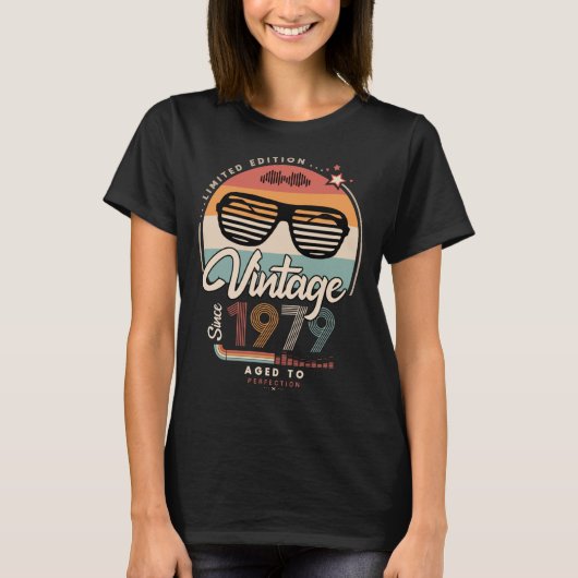 Vintage sinds 1979 T-Shirt (Voorkant)