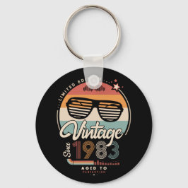 Vintage sinds 1983 sleutelhanger