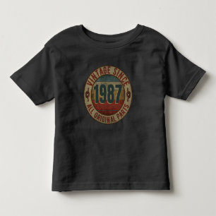 VINTAGE SINDS 1987 ALLE ORIGINELE ONDERDELEN. KINDER SHIRTS