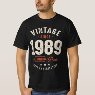 Vintage sinds 1989 - 33e verjaardag Retro Classic T-shirt