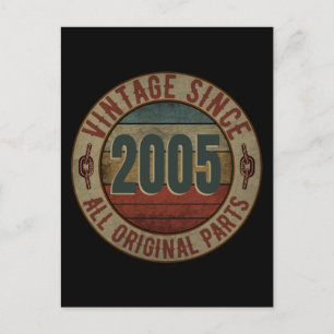 VINTAGE SINDS 2005 ALLE ORIGINELE ONDERDELEN. BRIEFKAART