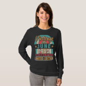 Vintage sinds juni 1962: 60 jaar t-shirt (Voorkant volledig)