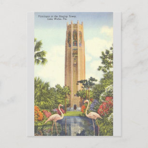 Vintage Singing Tower Lake Wales Briefkaart