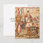 Vintage Sint-Nicolaas Nederlands St. Nick Sinterkl (Voorkant / Achterkant)