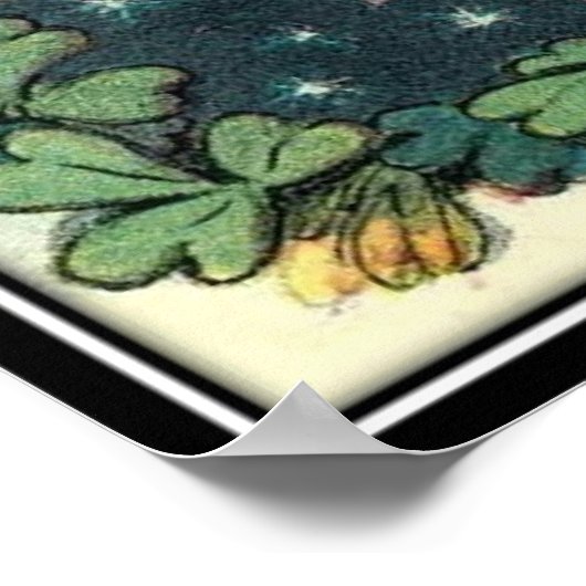 Vintage : Sint Patrick's day - Poster (Hoek)