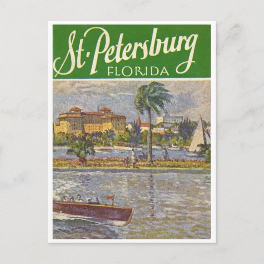 Vintage Sint-Petersburg 1926 Briefkaart (Voorkant)