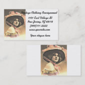 Vintage Sjabloon Visitekaartjes (Voorkant / Achterkant)