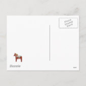 Vintage Skandinavische Kerstmis 1906 Feestdagenkaart (Achterkant)