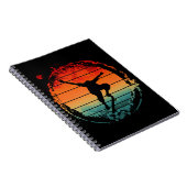 Vintage Skateboarding Skateboard Notitieboek (Rechterzijde)