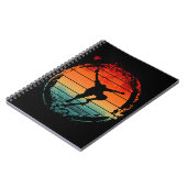 Vintage Skateboarding Skateboard Notitieboek (Linkerzijde)