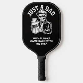 Vintage Skelet Papa Kwam Terug Melk Vaderdag Pickleball Paddle
