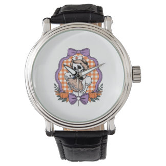 Vintage Skelet Verpleegster en Baby � Schattig Hal Horloge