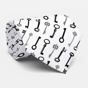 Vintage Skeleton Keys Stropdas