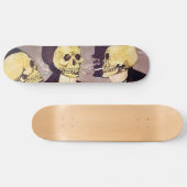 Vintage Skeletten Persoonlijk Skateboard (Horizontaal)