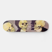 Vintage Skeletten Persoonlijk Skateboard (Horizontaal)