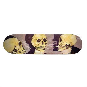 Vintage Skeletten Persoonlijk Skateboard
