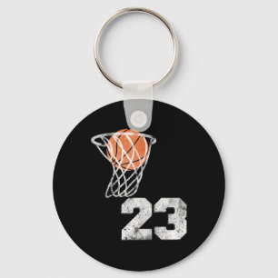 Vintage Sketll Jersey Nummer 23 Speler Nummer Sleutelhanger