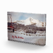 Vintage Ski Big Sky Montana Fotoblokken (Rechts)
