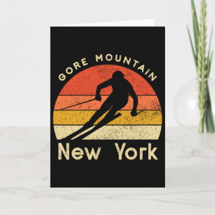 Vintage Ski Gore Mountain New York Berg Kaart
