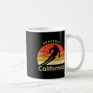 Vintage Ski Heavenly Californische Berg Koffiemok