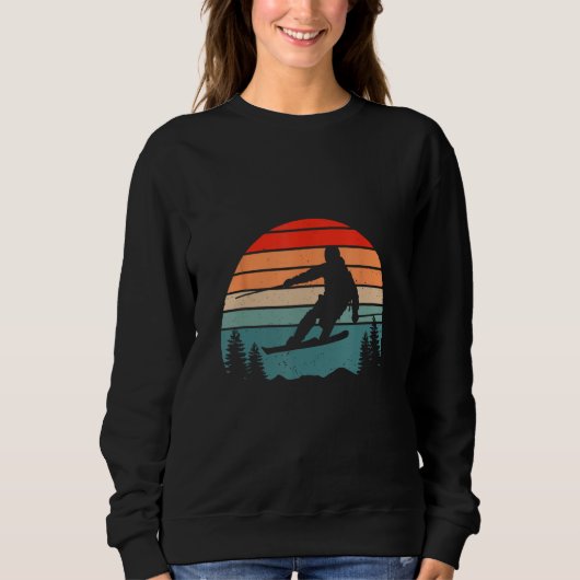 Vintage Ski Snowboard Goggles  Skiing Snowboarding Trui (Voorkant)