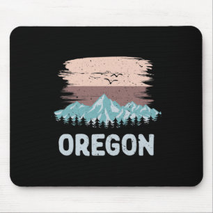 Vintage Ski T-shirt Oregon Snowboarden Bergreizen Muismat