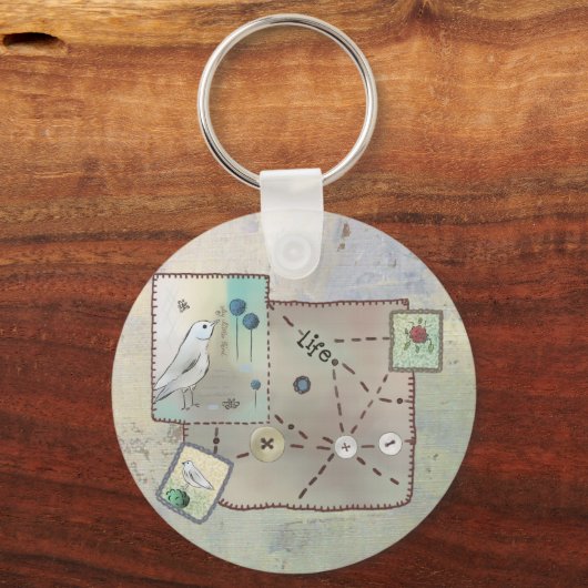 Vintage Sleutelhanger (Achterkant)
