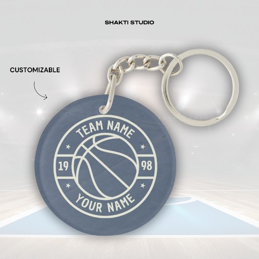 Vintage sleutelhanger basketballspeler van Brother