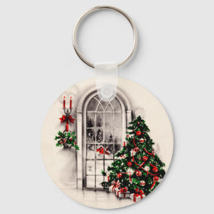 Vintage-Sleutelhanger voor kerstmis Sleutelhanger