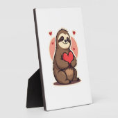 Vintage Sloth Valentine Cute Retro Love Design 2 Fotoplaat (Zijkant)