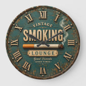 Vintage Smoking Lounge Grote Klok (Voorkant)