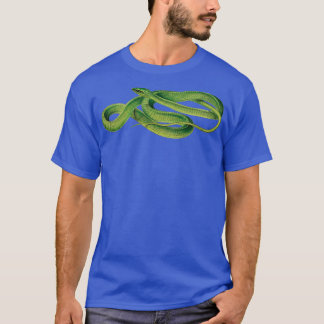 Vintage Snake Afbeeldingen Boomslang Snake Rep T-shirt