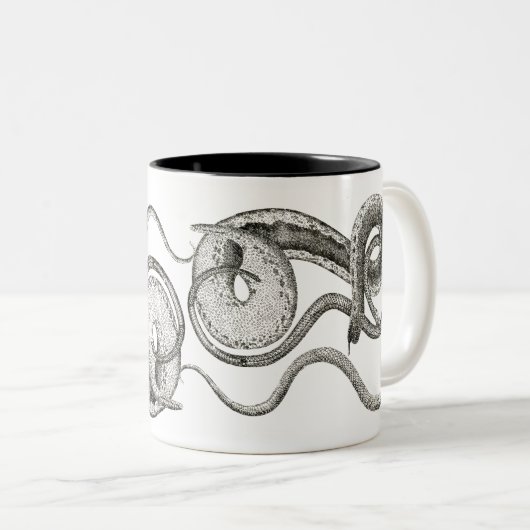 Vintage Snake Mok (Voorkant rechts)