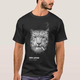 Vintage Sneeuwluipaard T-shirt